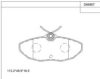 ASIMCO KD66807 Brake Pad Set, disc brake